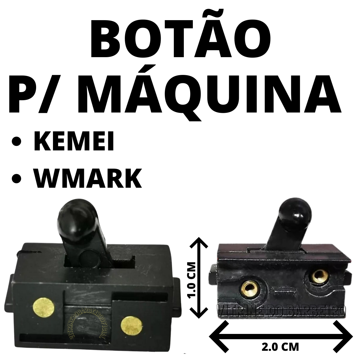 Botão Chave Liga Desliga Máquinas De Corte Kemei Wmark