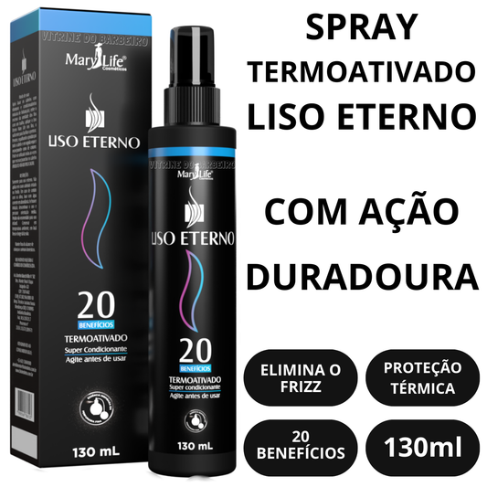 Spray Condicionante Termoativado Liso Eterno 20 Benefícios