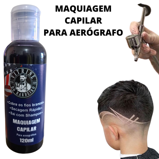 Tinta Preta Para Aerógrafo Pigmentação Capilar