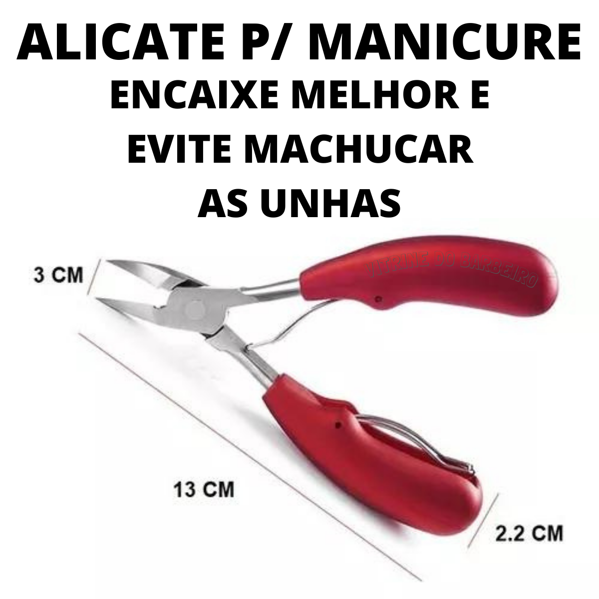 Alicate De Unha Para Desencravar E Cortar Unhas Grossas