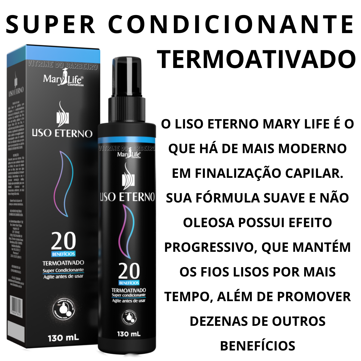 Spray Condicionante Termoativado Liso Eterno 20 Benefícios