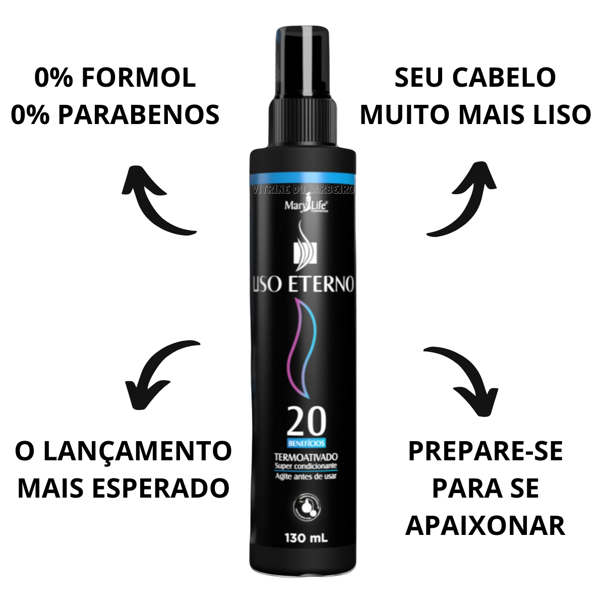 Spray Condicionante Termoativado Liso Eterno 20 Benefícios