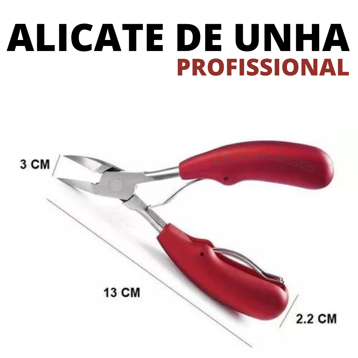 Alicate De Unha Para Desencravar E Cortar Unhas Grossas