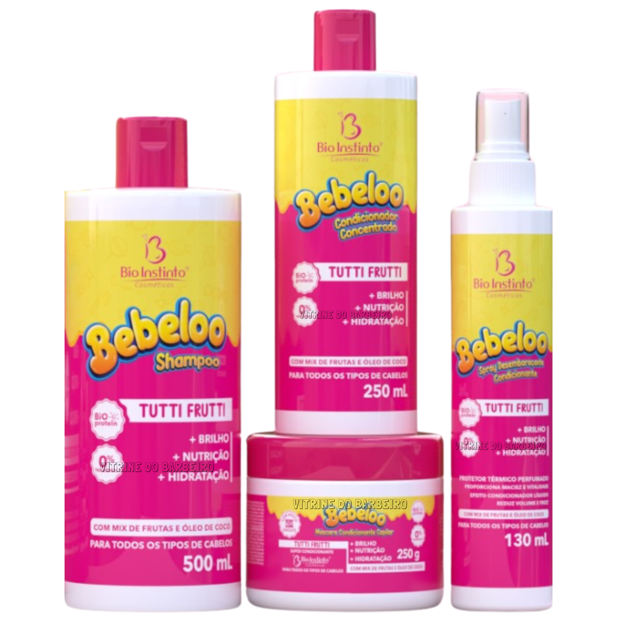 Shampoo Bio Instinto Kit Capilar Bebeloo Tutti Frutti Shampoo Condicionador