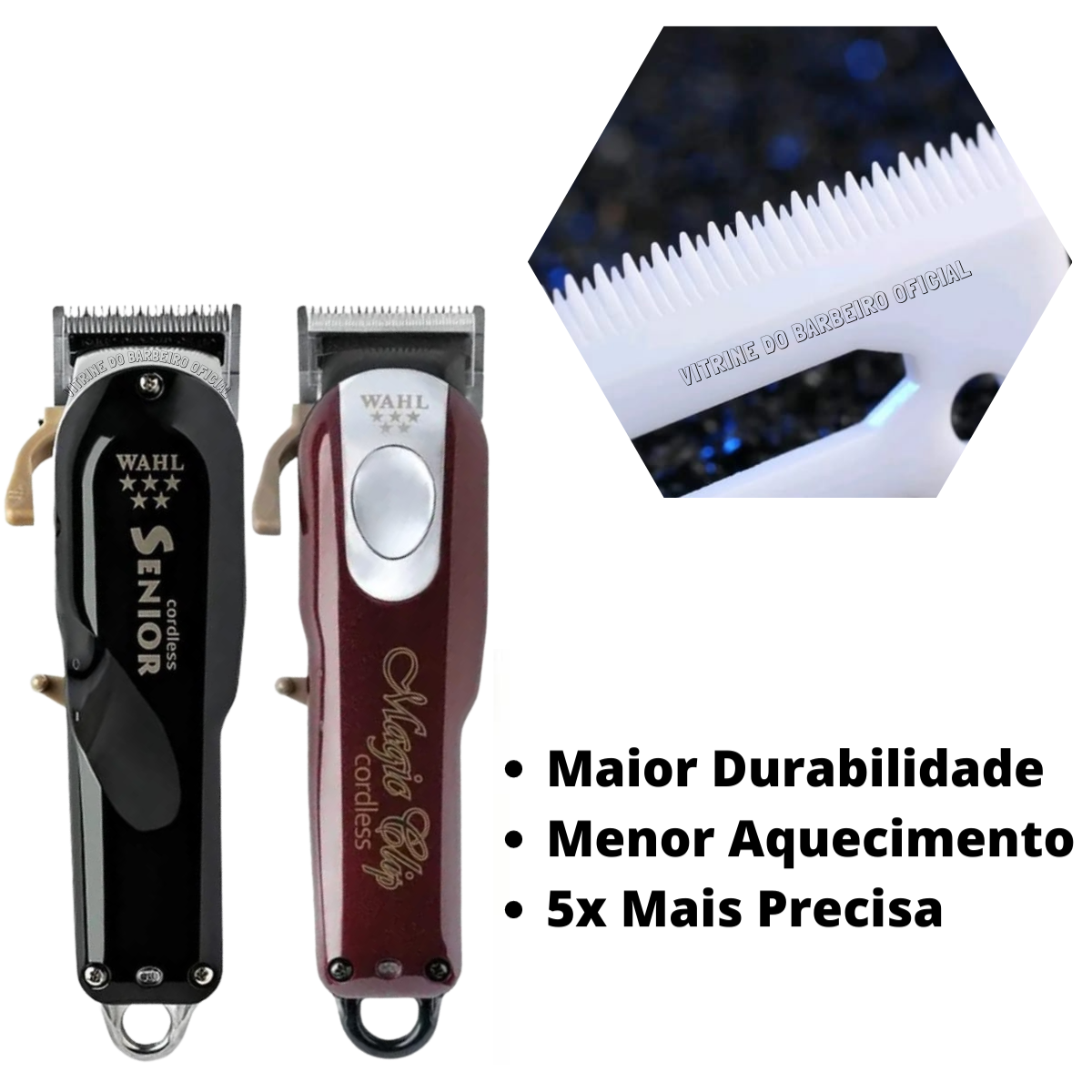 Lâmina De Cerâmica Serrilhada Magic Cordless Senior