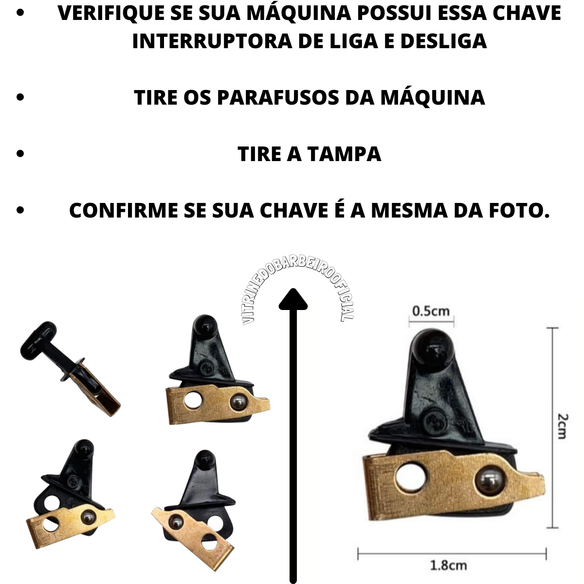 Botão Liga E Desliga Para Máquinas De Corte