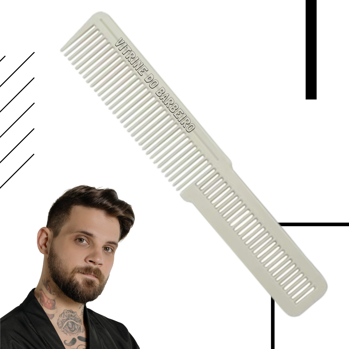 Pente Antiestático Para Corte De Cabelo Profissional