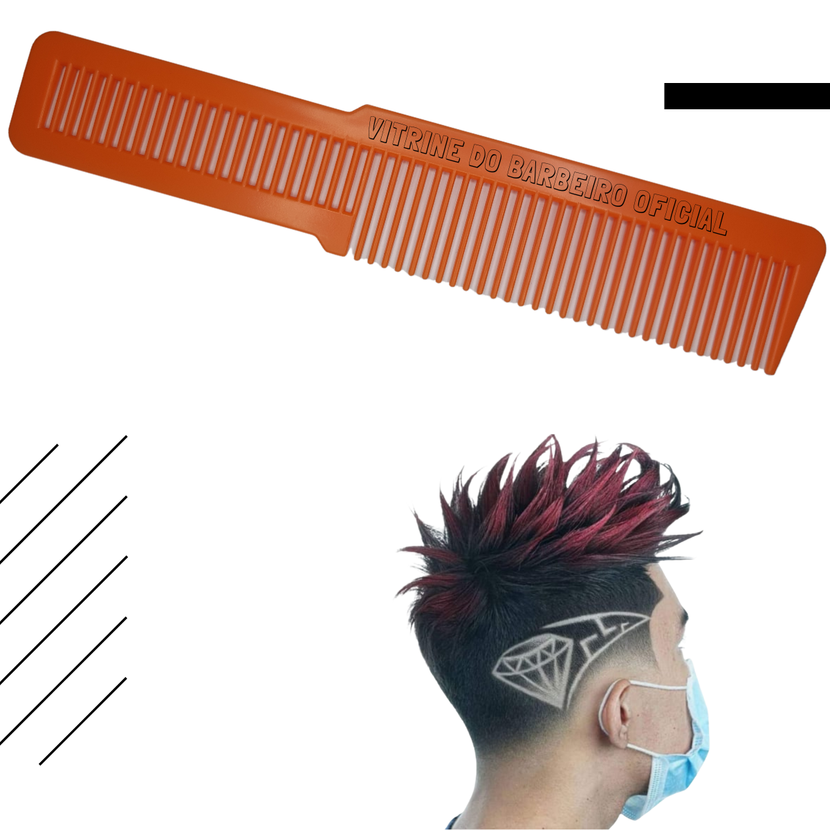 Pente Antiestático Para Corte De Cabelo Profissional